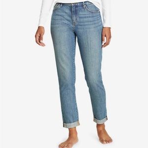 Eddie Bauer boyfriend slim jeans size 8- never worn!